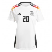 Germany Benjamin Henrichs #20 Replica Home Shirt Ladies Euro 2024 Short Sleeve